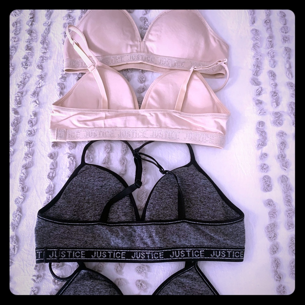 Justice girls Bras 4 TOTAL NEW 32A